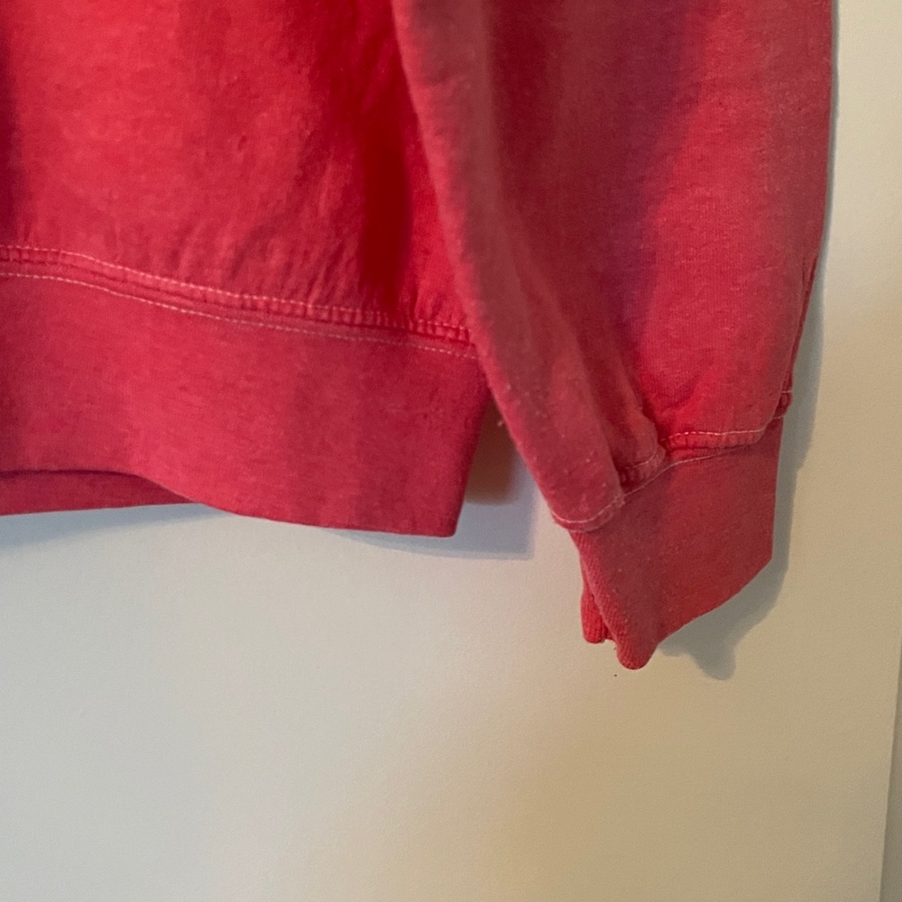 Project Social T Pink Oversized Sweatshirt With Yellow Happy Face Sz L/XL EUC - Picture 3 of 6